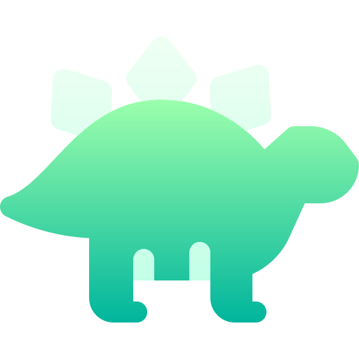 Stegosaurus Basic Gradient Gradient icon
