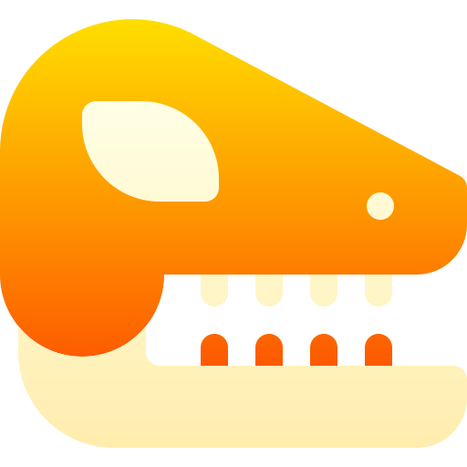Skull Basic Gradient Gradient icon