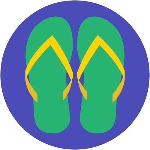 flip flops Generic Flat icon