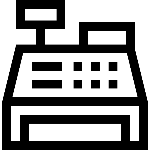 bankomat Basic Straight Lineal ikona