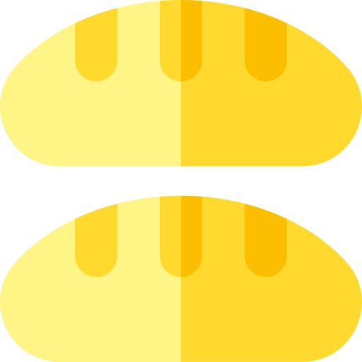 brood Basic Straight Flat icoon