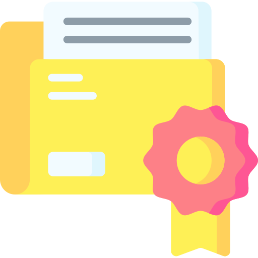 Certificate Special Flat icon