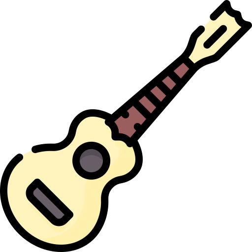 ukulele Special Lineal color ikona