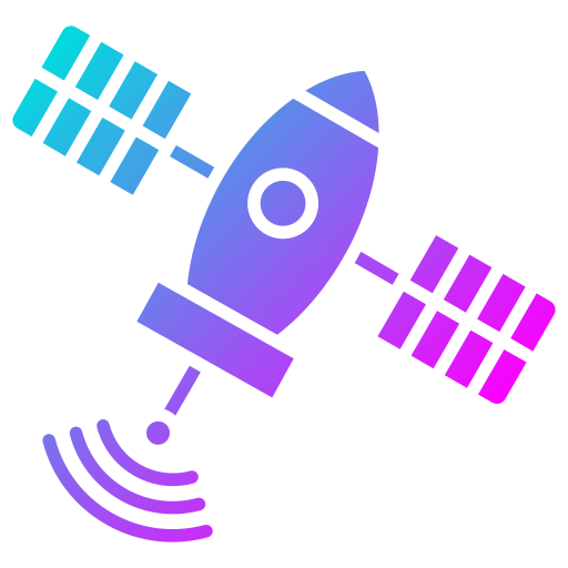 estación espacial Generic Flat Gradient icono