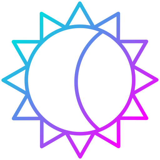 日食 Generic Gradient icon