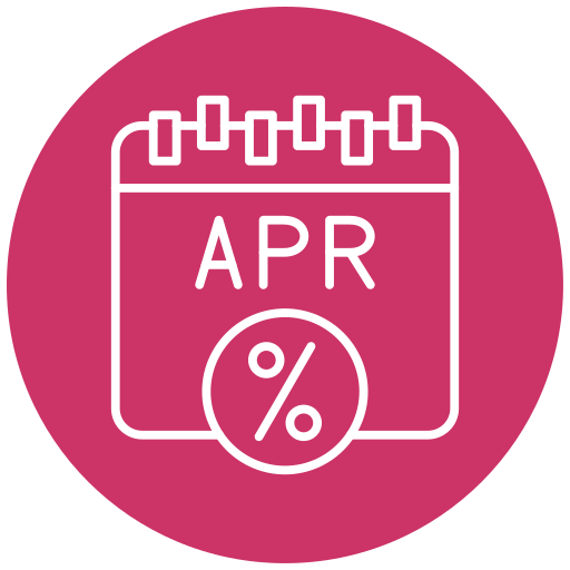 Annual percentage rate Generic Flat icon