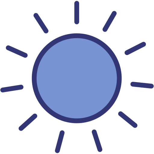 Sun Generic Blue icon