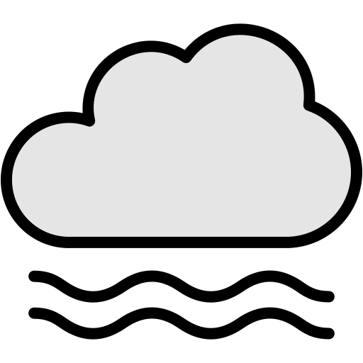 niebla Generic Outline Color icono