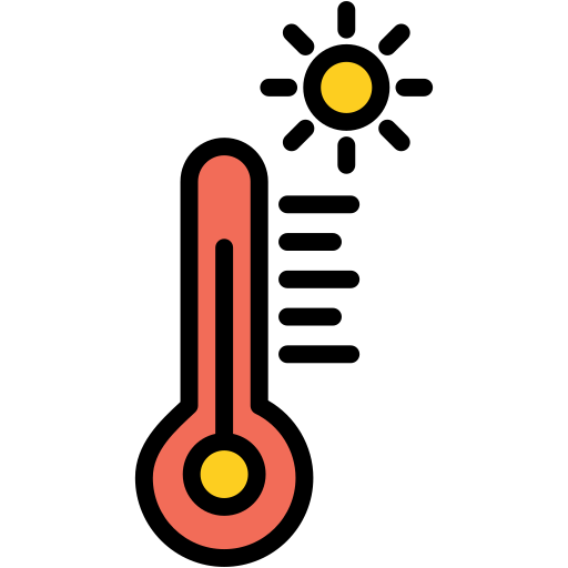 온도 Generic Outline Color icon
