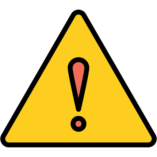 경고 Generic Outline Color icon