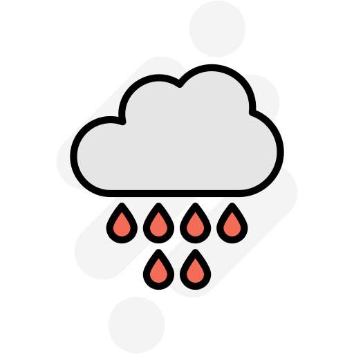 Rain drop Generic Rounded Shapes icon