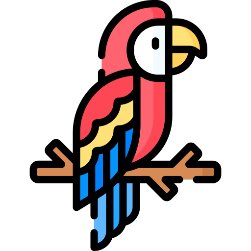 Parrot Special Lineal color icon