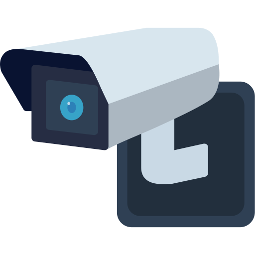 telecamera di sicurezza Generic Flat icona