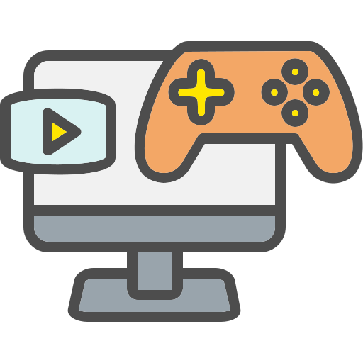 video gioco Generic Outline Color icona
