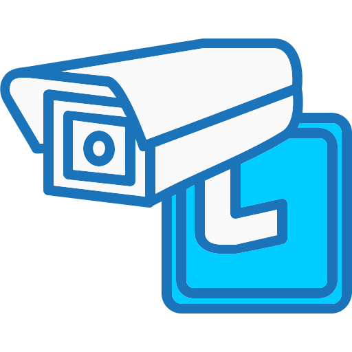 Security camera Generic Blue icon