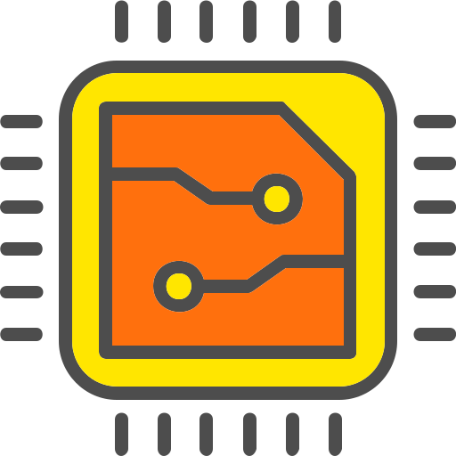 chip Generic Outline Color icon