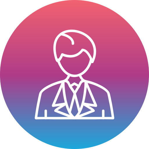 Man Generic Flat Gradient आइकन