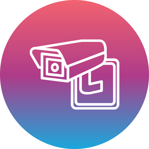 Überwachungskamera Generic Flat Gradient icon