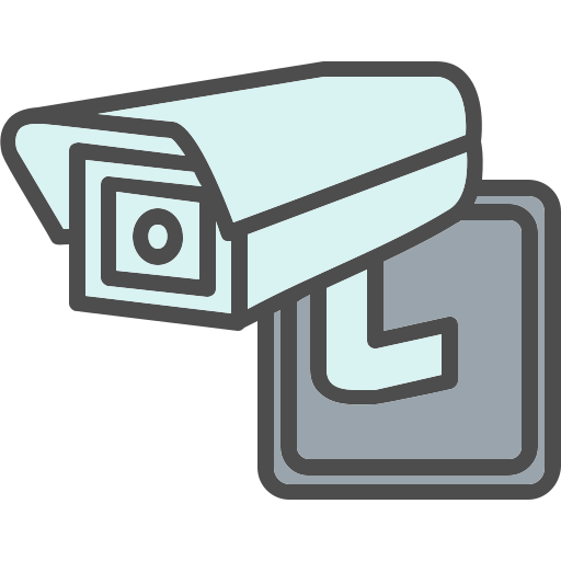 telecamera di sicurezza Generic Outline Color icona