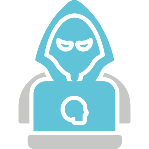 Hacker Generic Blue icon