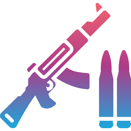 Ak 47 Generic Flat Gradient icon