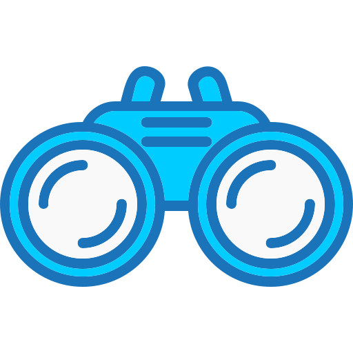 Binoculars Generic Blue icon