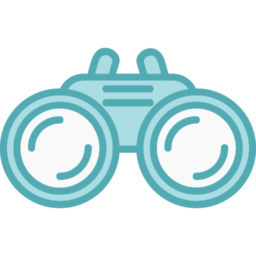 Binoculars Generic Blue icon