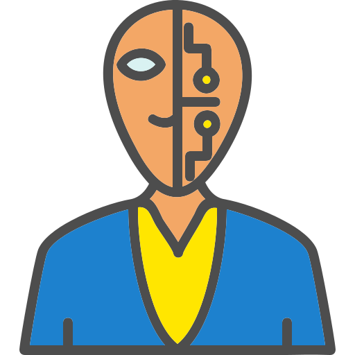 cyborg Generic Outline Color icon