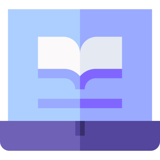 libro electronico Basic Straight Flat icono