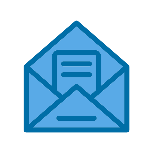 Envelope Generic Blue icon