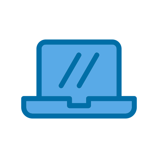 laptopscherm Generic Blue icoon