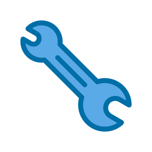Wrench Generic Blue icon