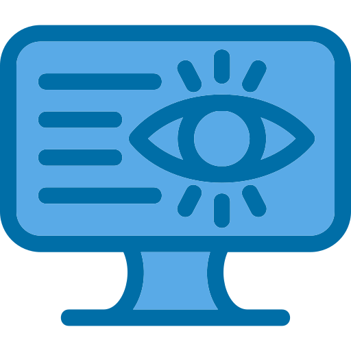 online-datenschutz Generic Blue icon