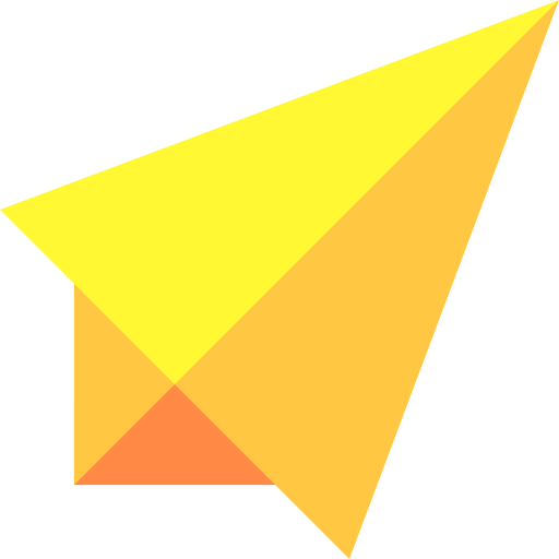 Paper plane Basic Straight Flat icon