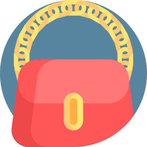 Hand bag Detailed Flat Circular Flat icon