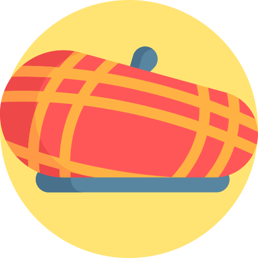 Beret Detailed Flat Circular Flat icon