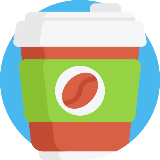 Чашка кофе Detailed Flat Circular Flat иконка