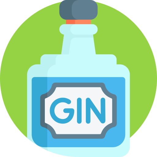 Gin Detailed Flat Circular Flat icon