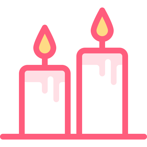 Candles Detailed color Lineal color icon