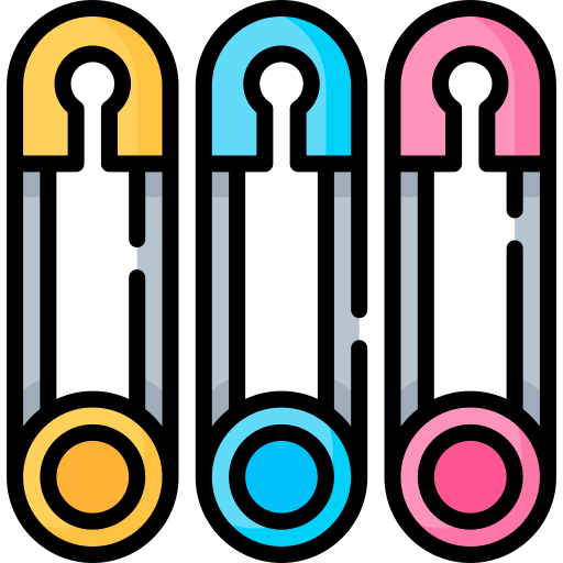 Safety pin Special Lineal color icon