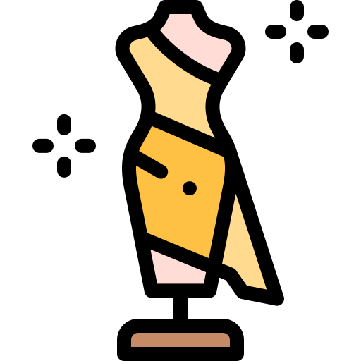 ドレス Detailed Rounded Lineal color icon