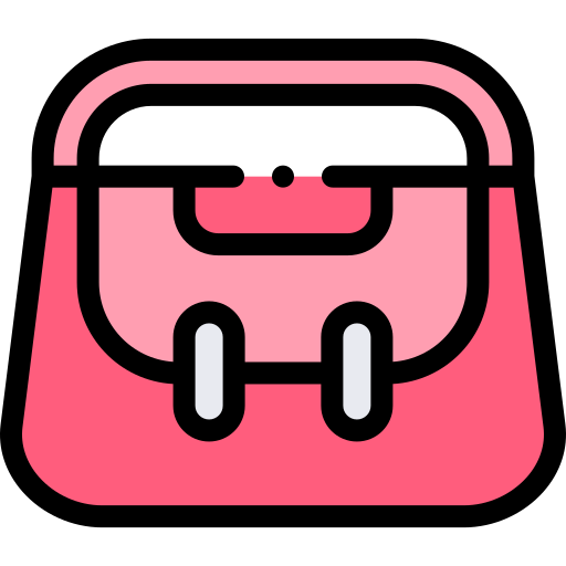 Bag Detailed Rounded Lineal color icon