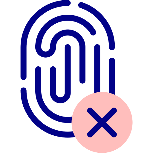 biometrie Detailed Mixed Lineal color icon