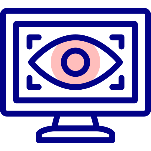 сканирование глаз Detailed Mixed Lineal color иконка