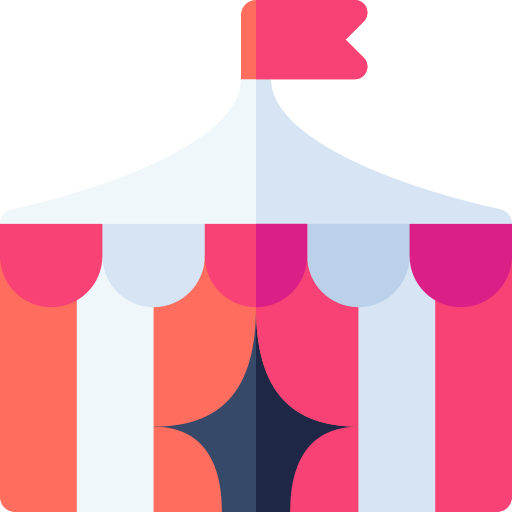 Цирковой шатер Basic Rounded Flat иконка