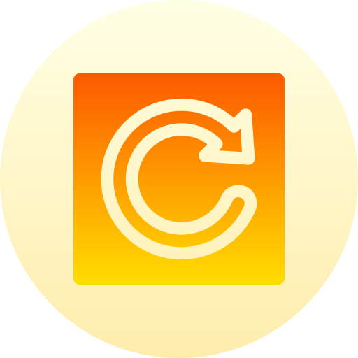 リプレイ Basic Gradient Circular icon