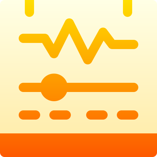 editor audio Basic Gradient Gradient icona