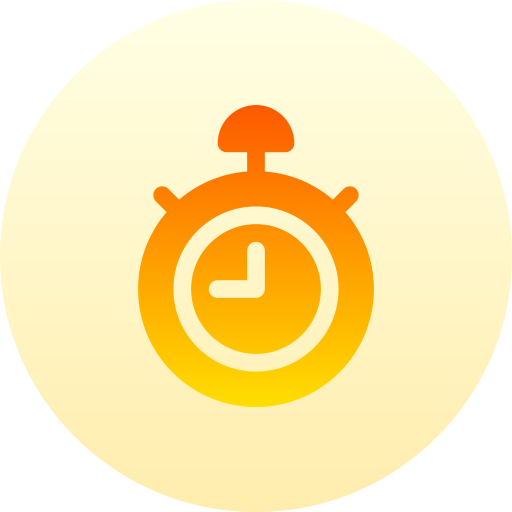 시간제 노동자 Basic Gradient Circular icon