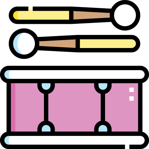 Барабан Detailed Straight Lineal color иконка