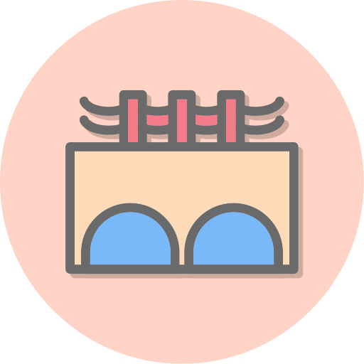 橋 Generic Outline Color icon